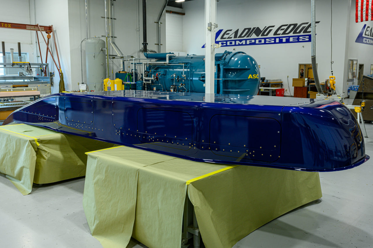 FIXED WING AIRCRAFT POD Composites Manufacturing Leading Edge