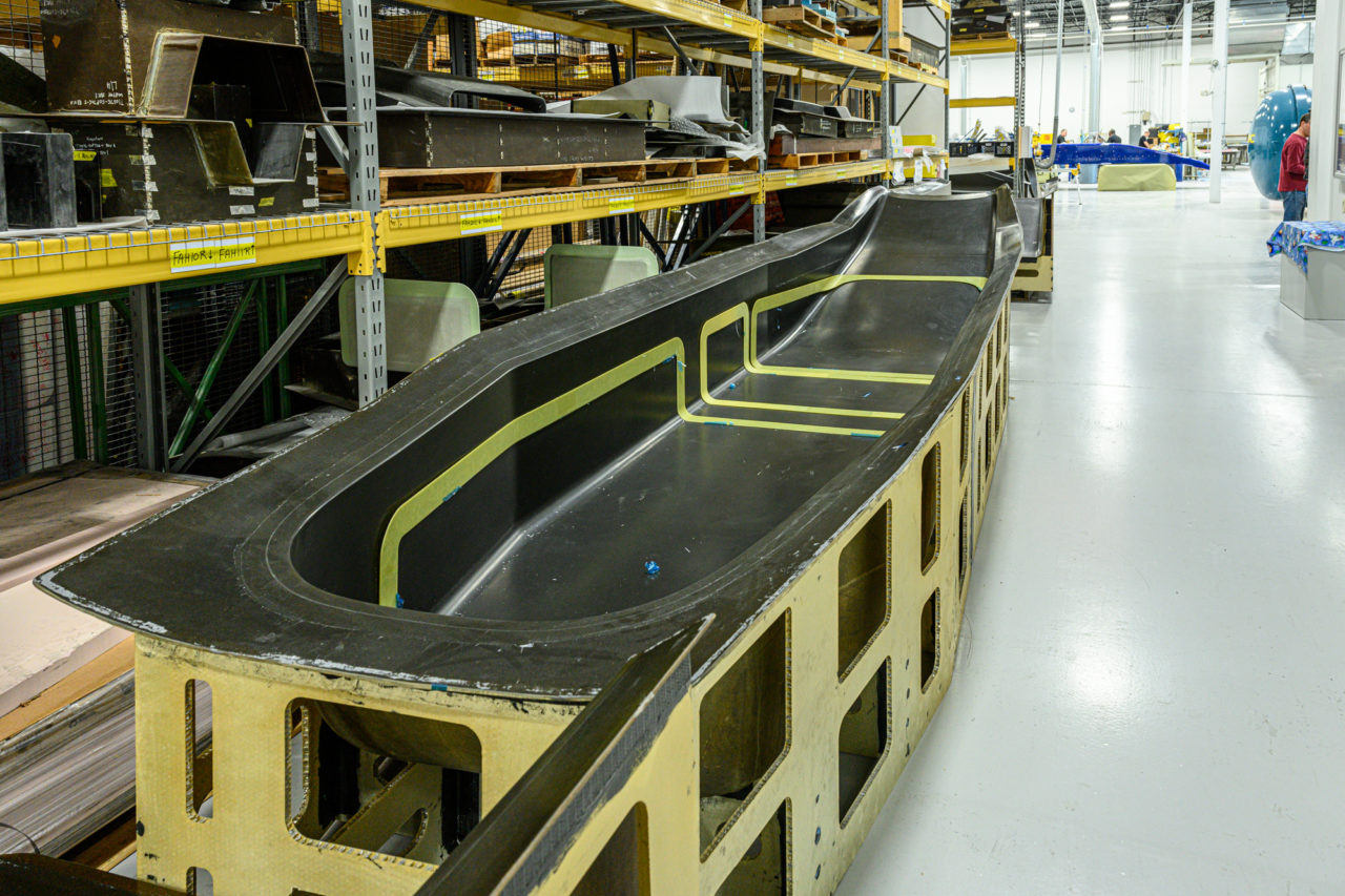 FIXED WING AIRCRAFT POD Composites Manufacturing Leading Edge