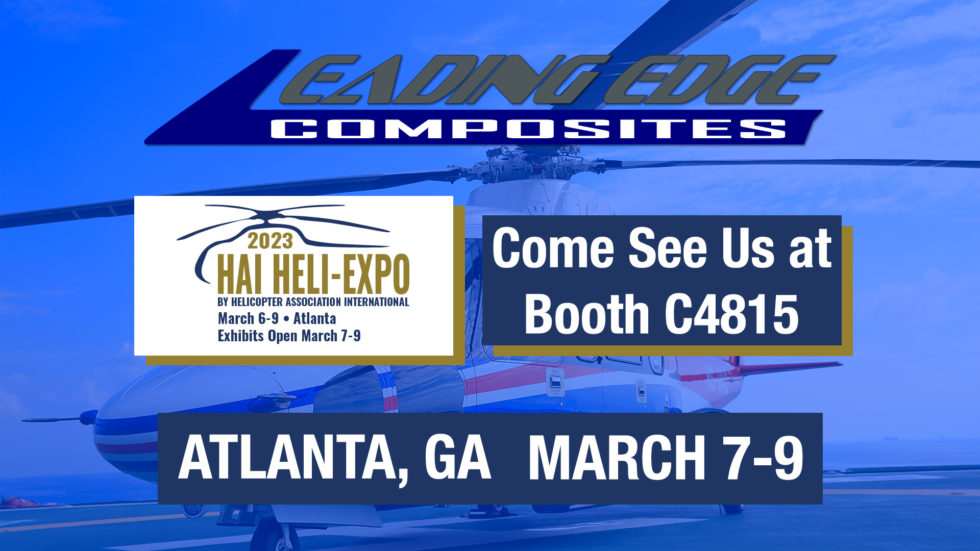 2023 HAI HELIEXPO Leading Edge Composites Composite Parts